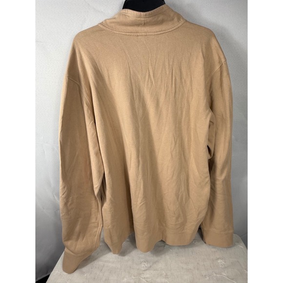 Eddie Bauer Men's Mr Camp Fleece Riverwash Pullover Taupe XL - Picture 6 of 6